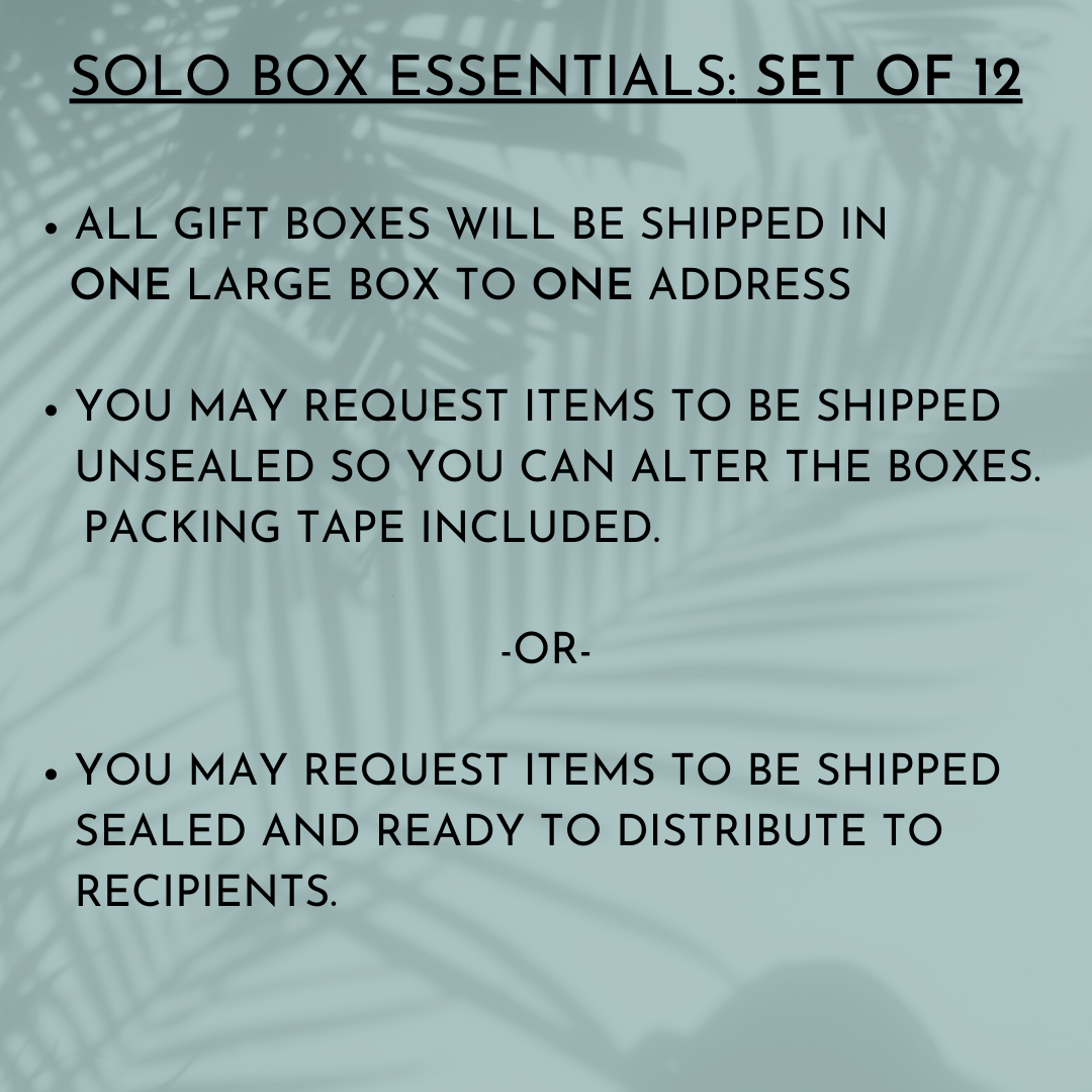Set of 12 Solo Boxes